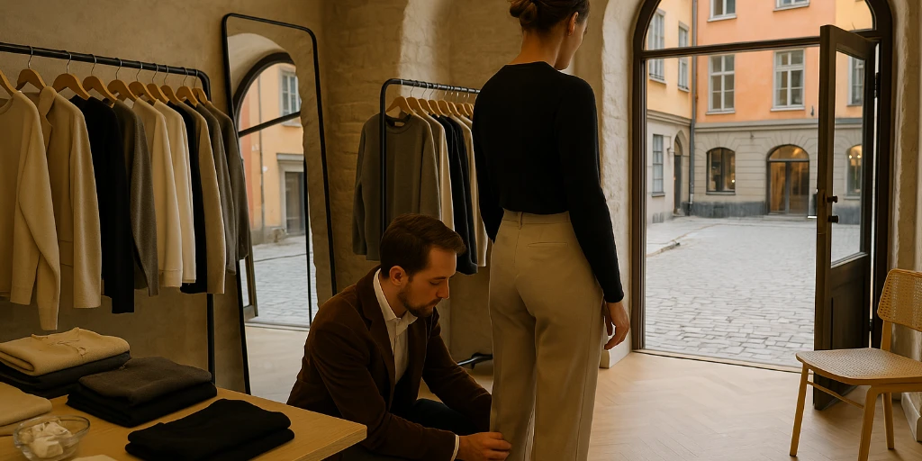 Pop-up med Studio Neutrala i Gamla stan – slow fashion möter live tailoring